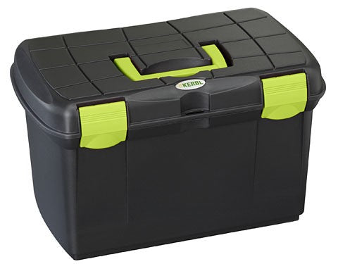 Storage box Kerbl black/pistachio cleaning case